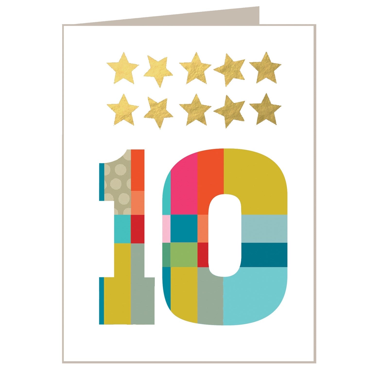 10 - Mini Gold Star Card