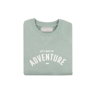 Sage ‘Let’s Have An Adventure’ Sweatshirt 4-5