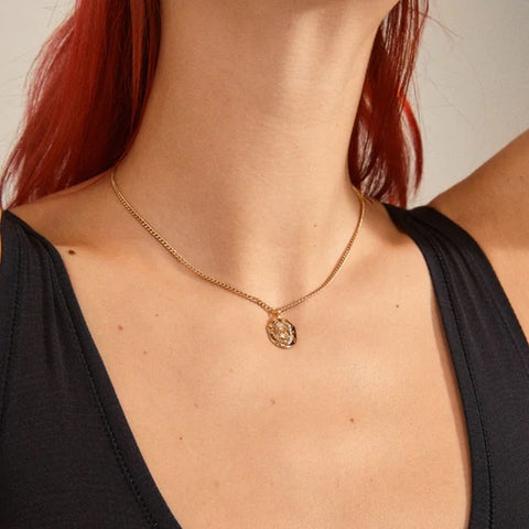 Jola Coin Necklace by Pilgrim