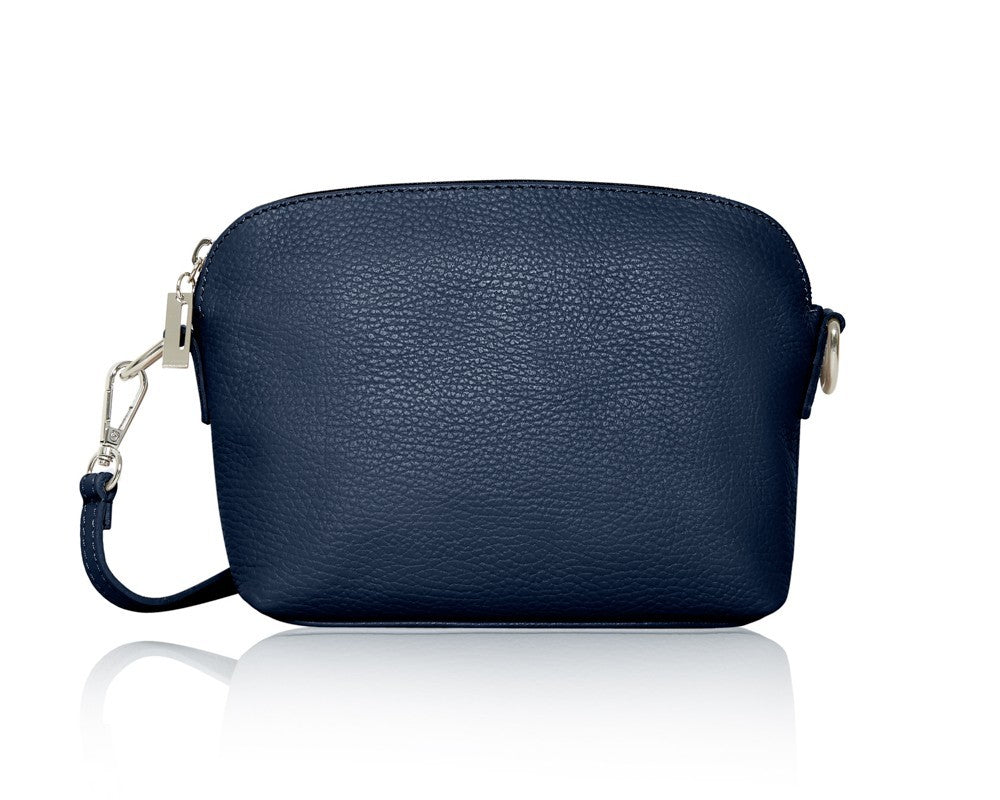 Leather Narrow Zipped Crossbody Bag