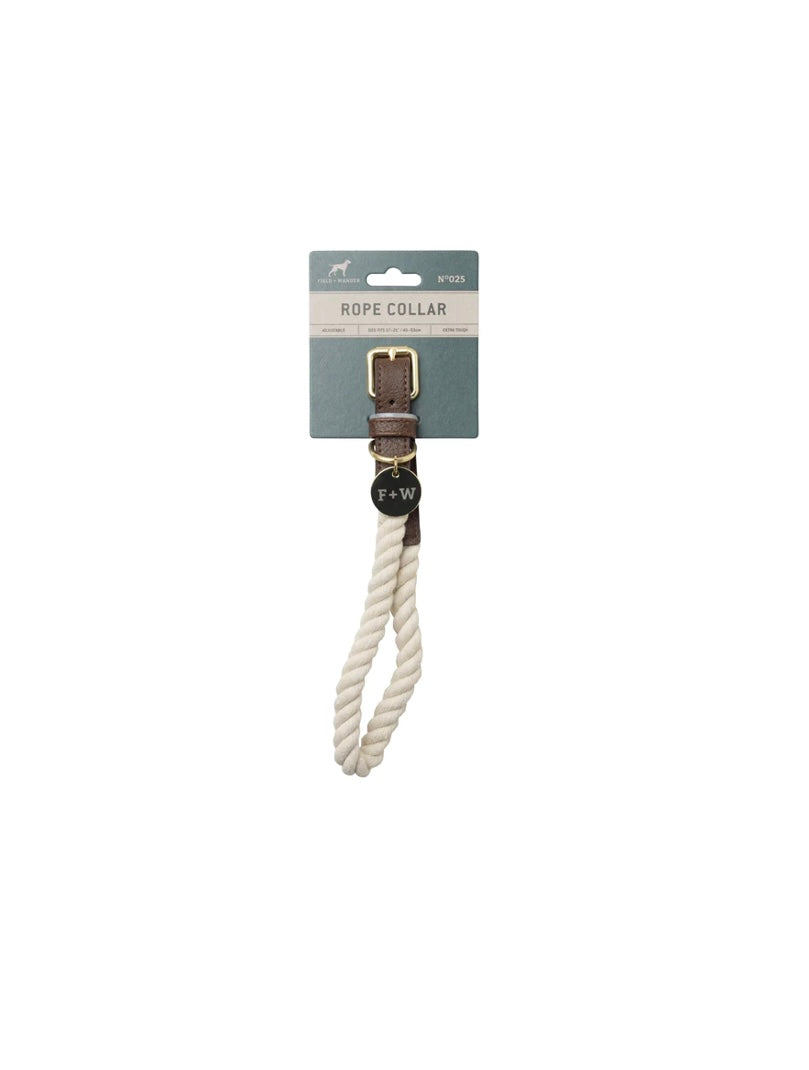 Dog Collar - Natural Rope