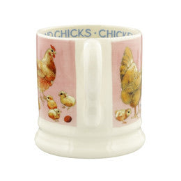 Emma Bridgewater Bright New Morning Chickens & Chicks 1/2 Pint Mug