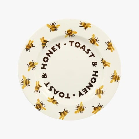 Emma Bridgewater Bumblebee Toast & Honey 8 1/2 Inch Plate