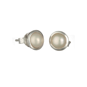 Sterling Silver &  Freshwater Pearl Studs
