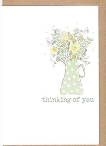 Thinking of You - Grey flower jug