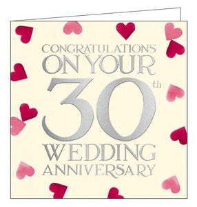 Congratulations On Your 30th Wedding Anniversary