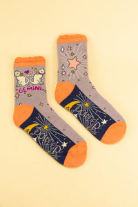 Zodiac Ankle Socks - Gemini