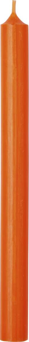Orange Cylinder Candle - 25cm