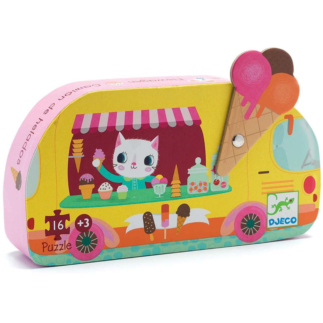 Silhouette Puzzle - Ice Cream Truck