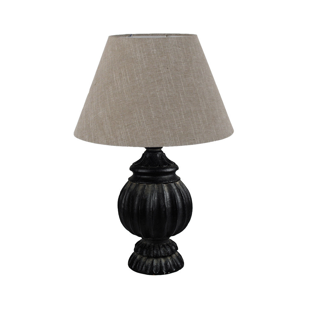 Table Lamp Consuela Antique Black with Shade