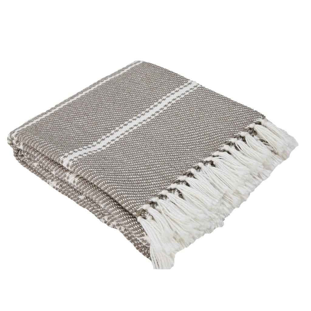 Oxford Stripe Blanket - Monsoon