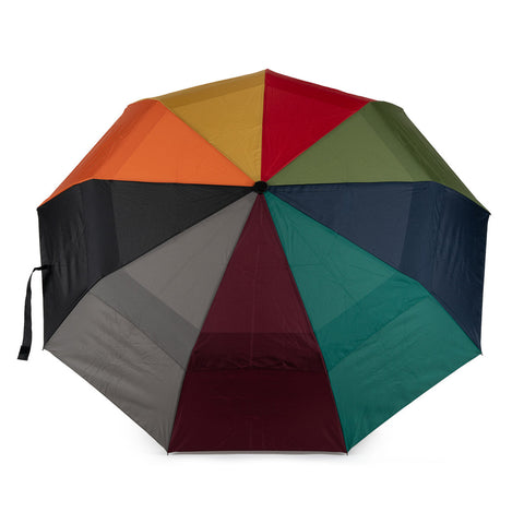 Waterloo Sustainable Nylon Umbrella- Rainbow