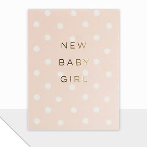 New Baby Girl - Mini Card