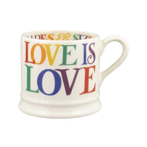 Emma Bridgewater Rainbow Toast ‘Love Is Love’ Small Mug