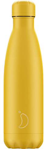 500ml Chilly's Bottle - Matte All Burnt Yellow