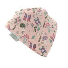 Fun absorbent baby bandana - Forest