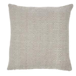 Diamond Cushion - Chinchilla