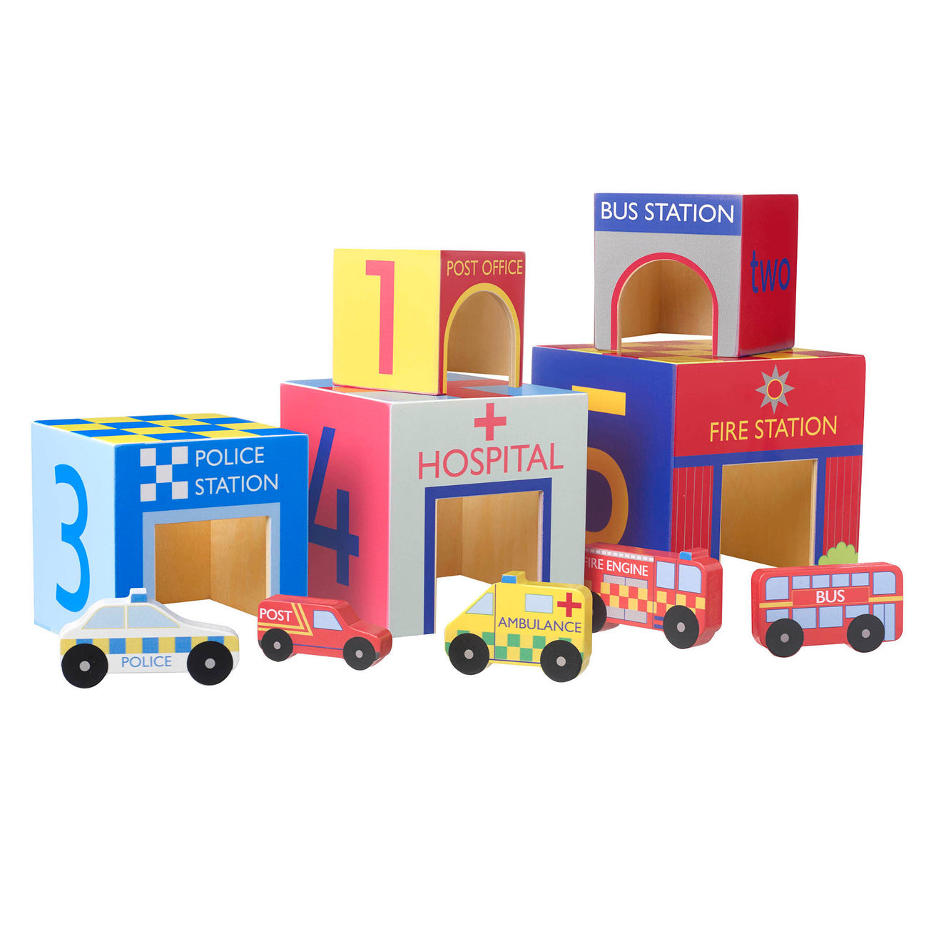 Emergency Wooden Stacking Cubes