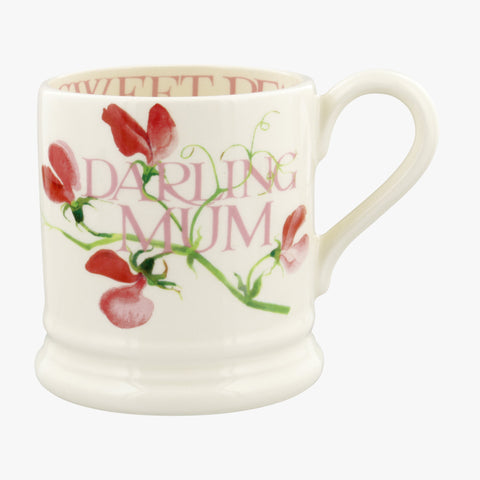 Emma Bridgewater Sweet Pea Darling Mum 1/2 Pint Mug