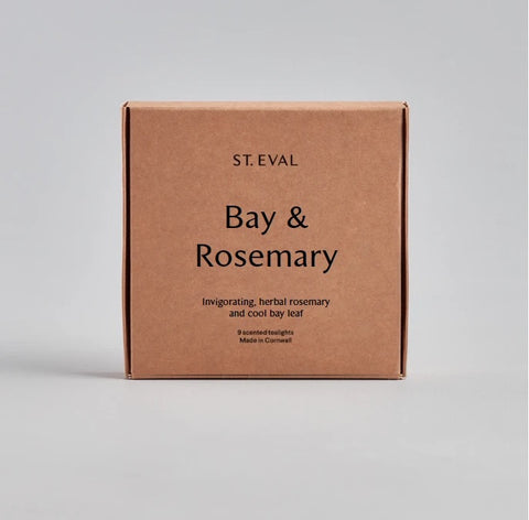 Scented Tealight x 9 - Bay & Rosemary