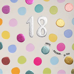 18th Birthday - Polka Dot