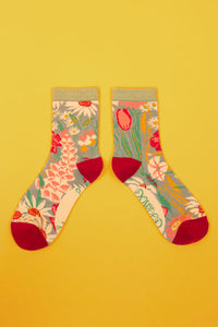 Ankle Socks - Country Garden