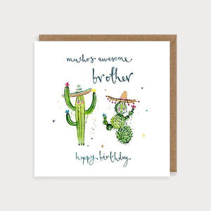 Brother Cacti Birthday Card