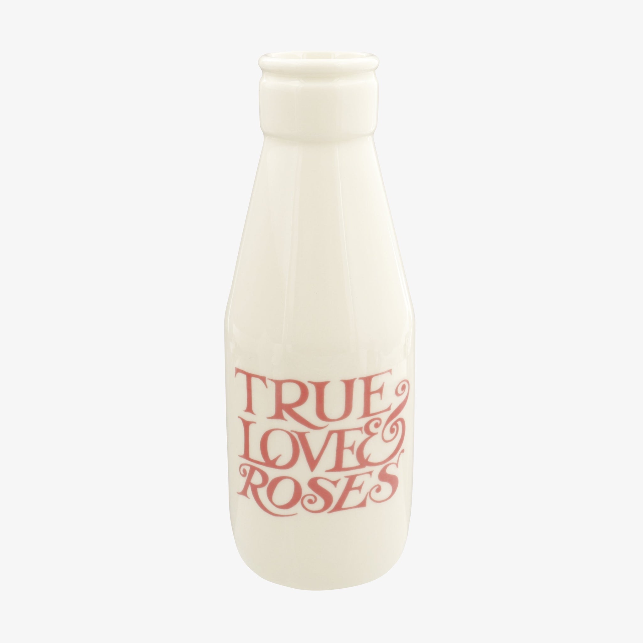 Pink Toast ‘True Love & Roses’ Large Milk Bottle