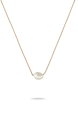Cord Pearl Necklace