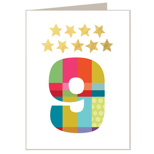 9 - Mini Gold Star Card