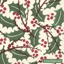Lunch Napkins - Emma Bridgewater Holly And Berry