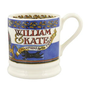 Emma Bridgewater Events William & Kate 10th Anniversary 1/2 Pint Mug