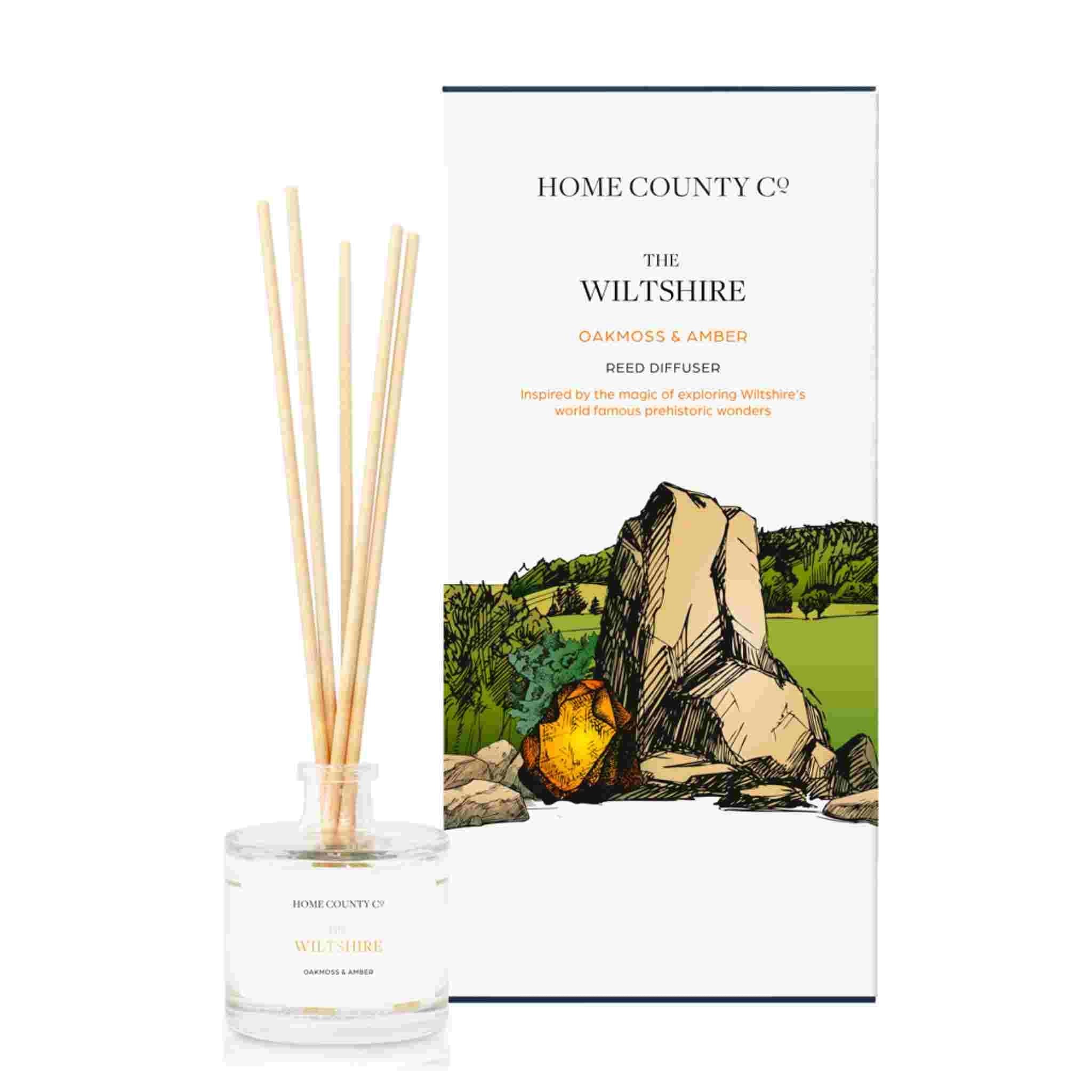 The Wiltshire - Oakmoss & Amber Reed Diffuser