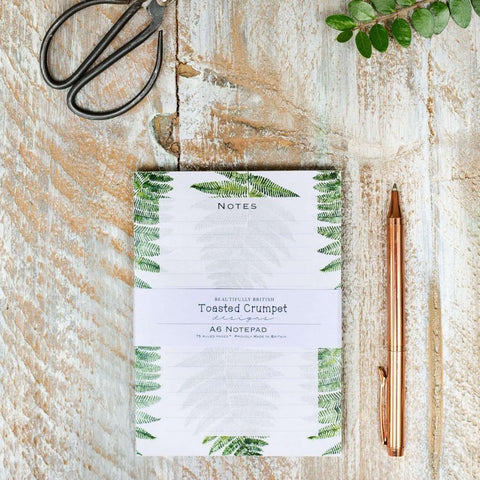 NEW! Fern Pure A6 Jotter Notepad