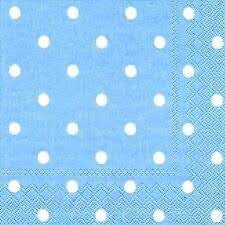 Lunch Napkins - Little Dots Blue