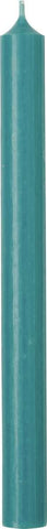 Turquoise Cylinder Candle - 25cm