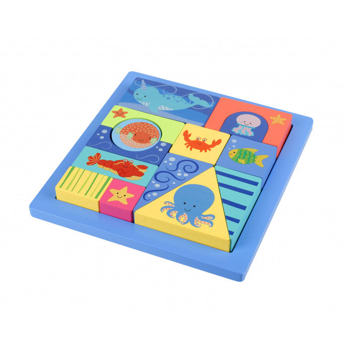 Sealife Block Puzzle Tray