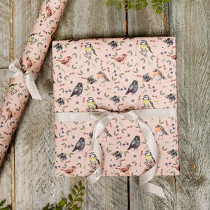 *NEW* Garden Birds (Pink Blush) Gift Wrap