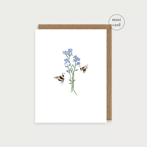Bees & Forget-Me-Note