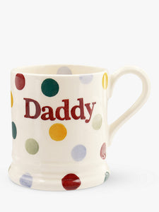 Polka Dot 'Daddy' 1/2 Pint Mug