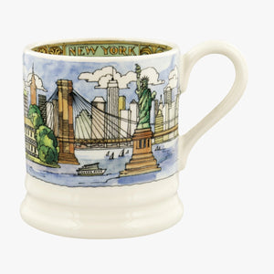 Emma Bridgewater Cities of Dreams New York Summer Days  1/2 Pint Mug