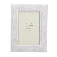 Grey Resin Wood Effect Picture Frame - 6” x 4”