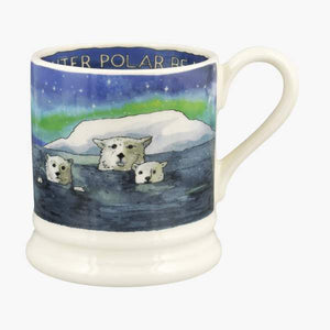 Emma Bridgewater Winter Polar Bears 1/2 Pint Mug