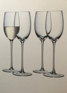 cadeauxwells - Set of 4 White Wine Glasses - 340ml - LSA - Glassware