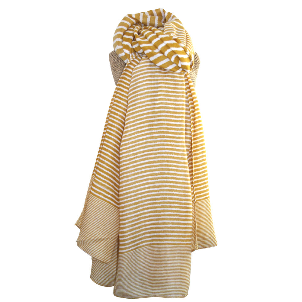 Cross Striped Scarf