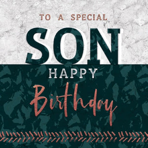 To A Special Son, Happy Birthday
