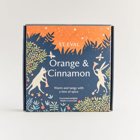 Scented Tealight - Christmas Orange and Cinnamon  x 9