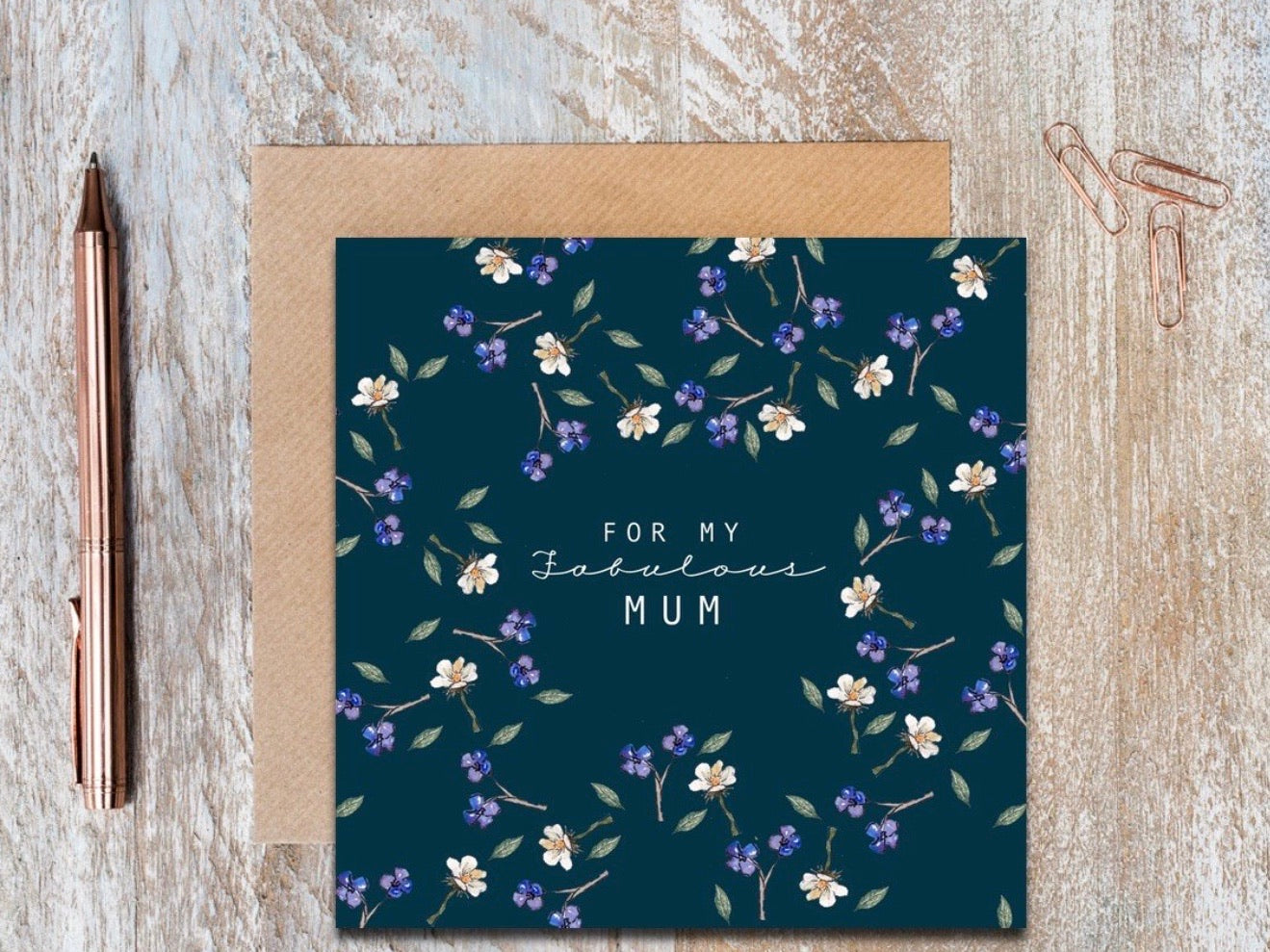 For My Fabulous Mum Card