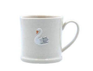 Ceramic Mini Mug - Swan