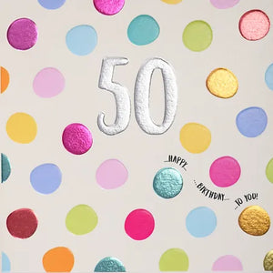 50th Birthday - Polka Dot